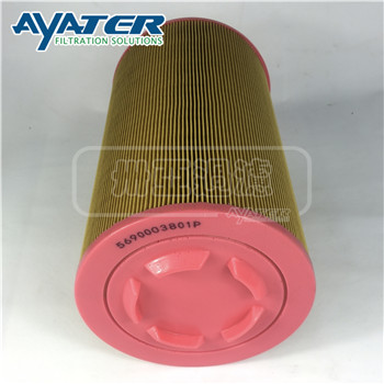 569003801P PU端蓋空壓機(jī)空氣過濾器濾芯