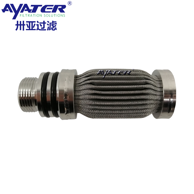 卅亞過濾不銹鋼燒結氈濾芯38X80MM