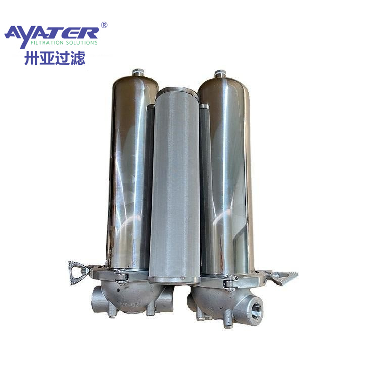 卅亞過濾廠家直銷三元鋰電池過濾器316不銹鋼耐腐蝕材質(zhì)罐體支持定制
