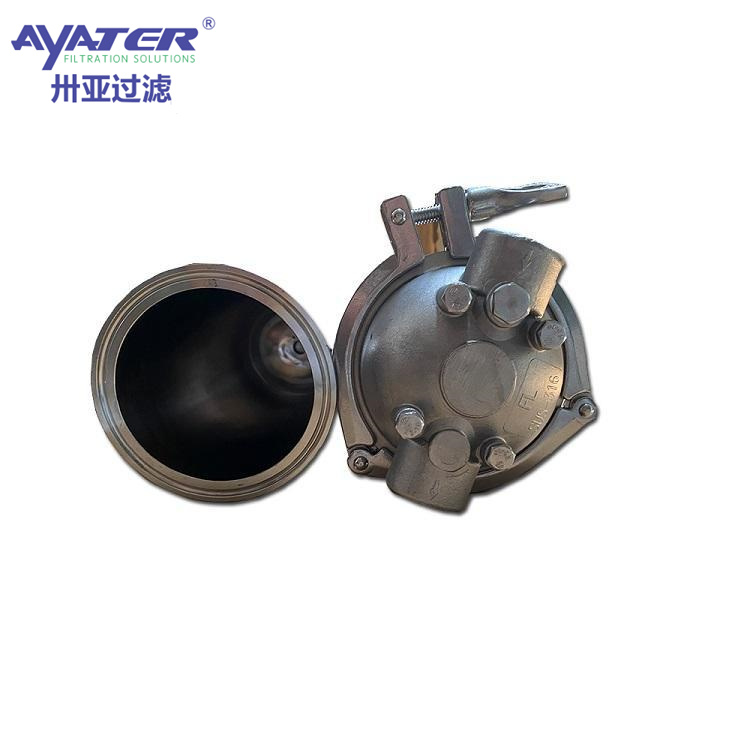 304不銹鋼濾芯式電解液過濾器生產(chǎn)廠家卅亞過濾固液分離