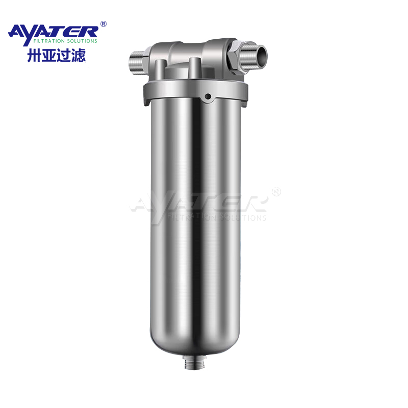 電解液過濾罐卅亞過濾316不銹鋼材質(zhì)單芯5寸1T流速支持定制